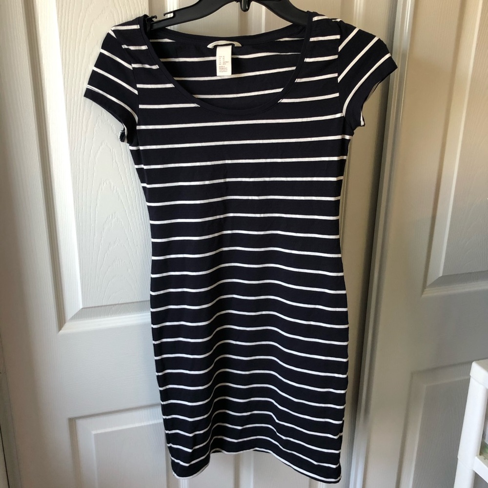H & M Black/White Dress